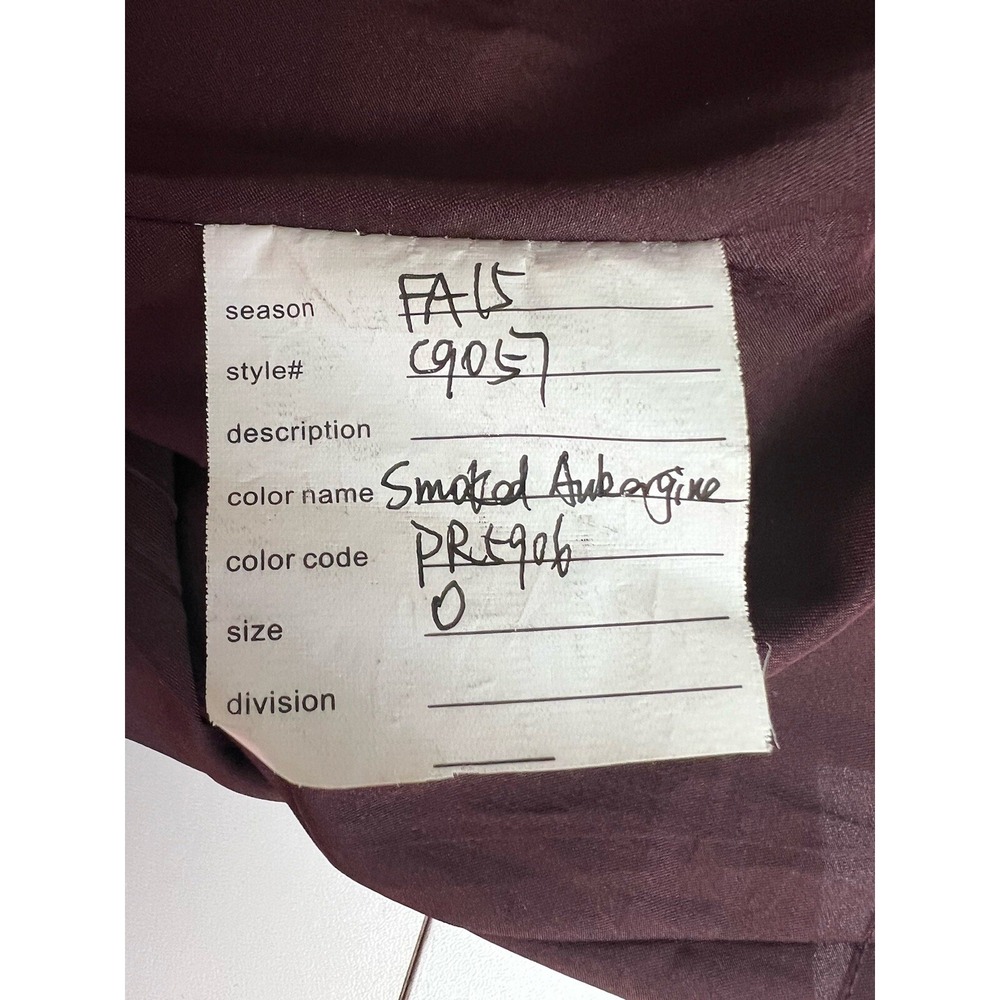 J CREW Aubergine Stretch Refined Wool Overlay Sheath Dress sz US Size 0 - Picture 7 of 15